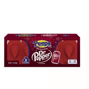 Dr Pepper Peeps Flavored Marshmallow Chicks - Red